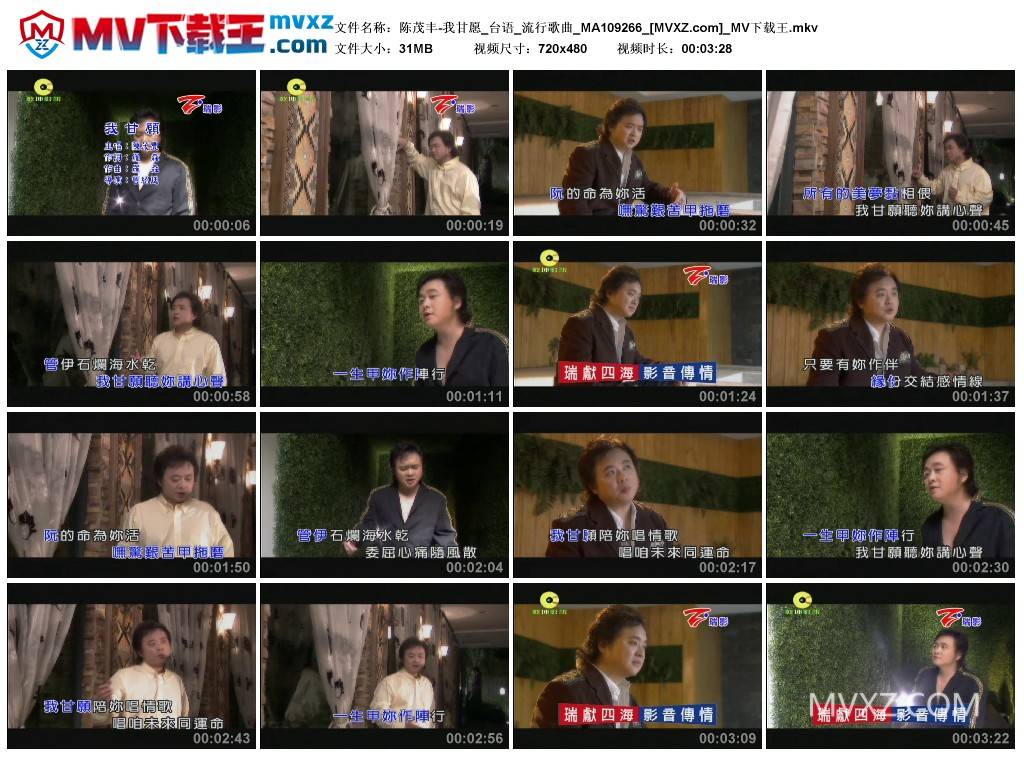 陈茂丰-我甘愿_台语_流行歌曲_MA109266